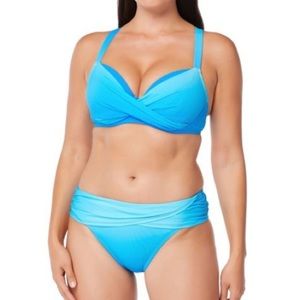 BLEU & ROD BEATTIE BLUE SHADES BIKINI SET FULL SUPPORT - NWT